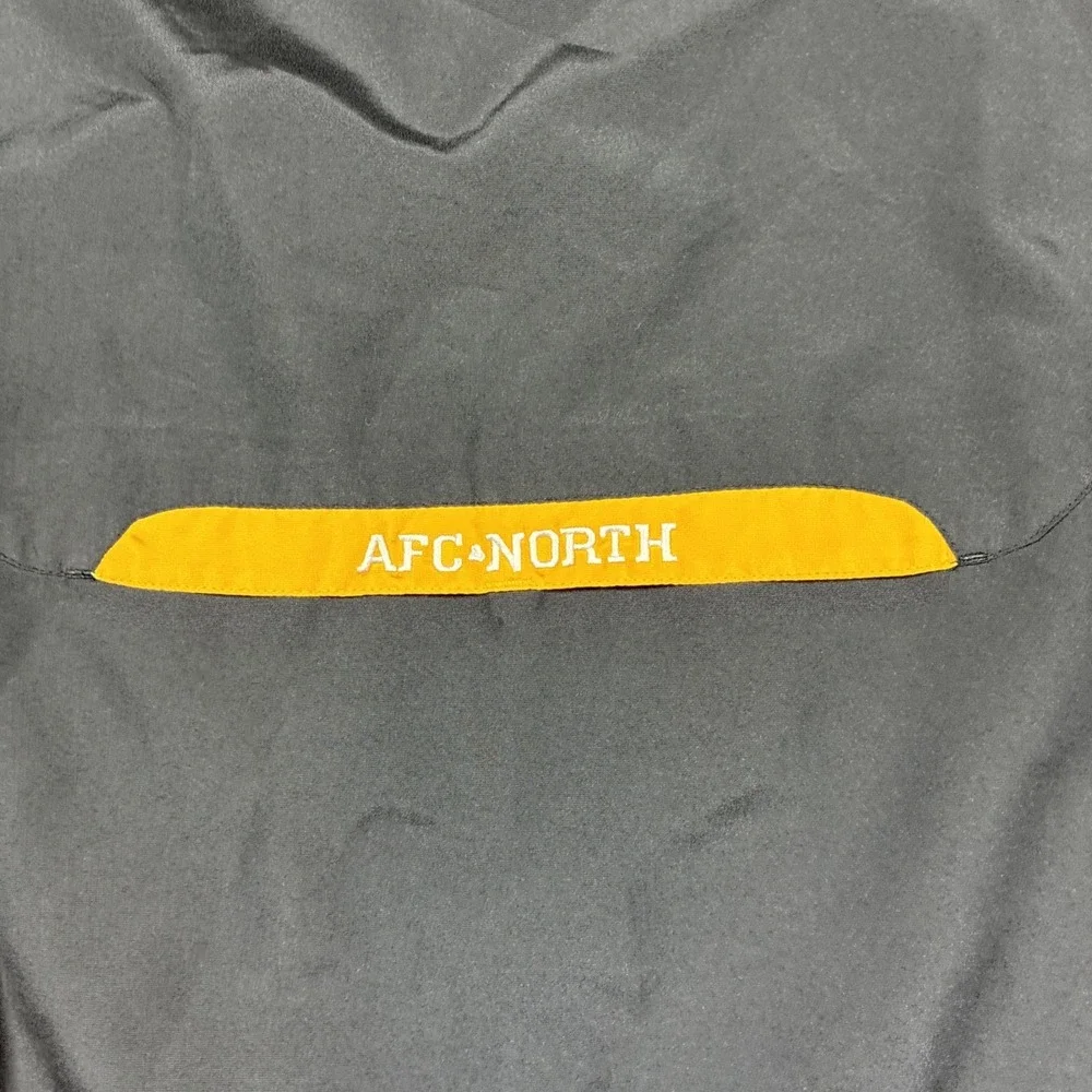 Reebok Pittsburg Steelers NFL On Field‎ 1/4 Zip Windbreaker Super Bowl Size XL